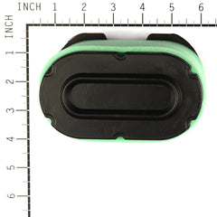 Briggs & Stratton filter side profile displaying compact shape for reliable airflow