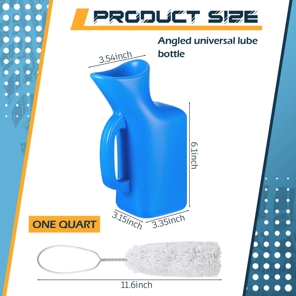 BrightRow close-up of angled spout for precise bead lubrication and reduced waste