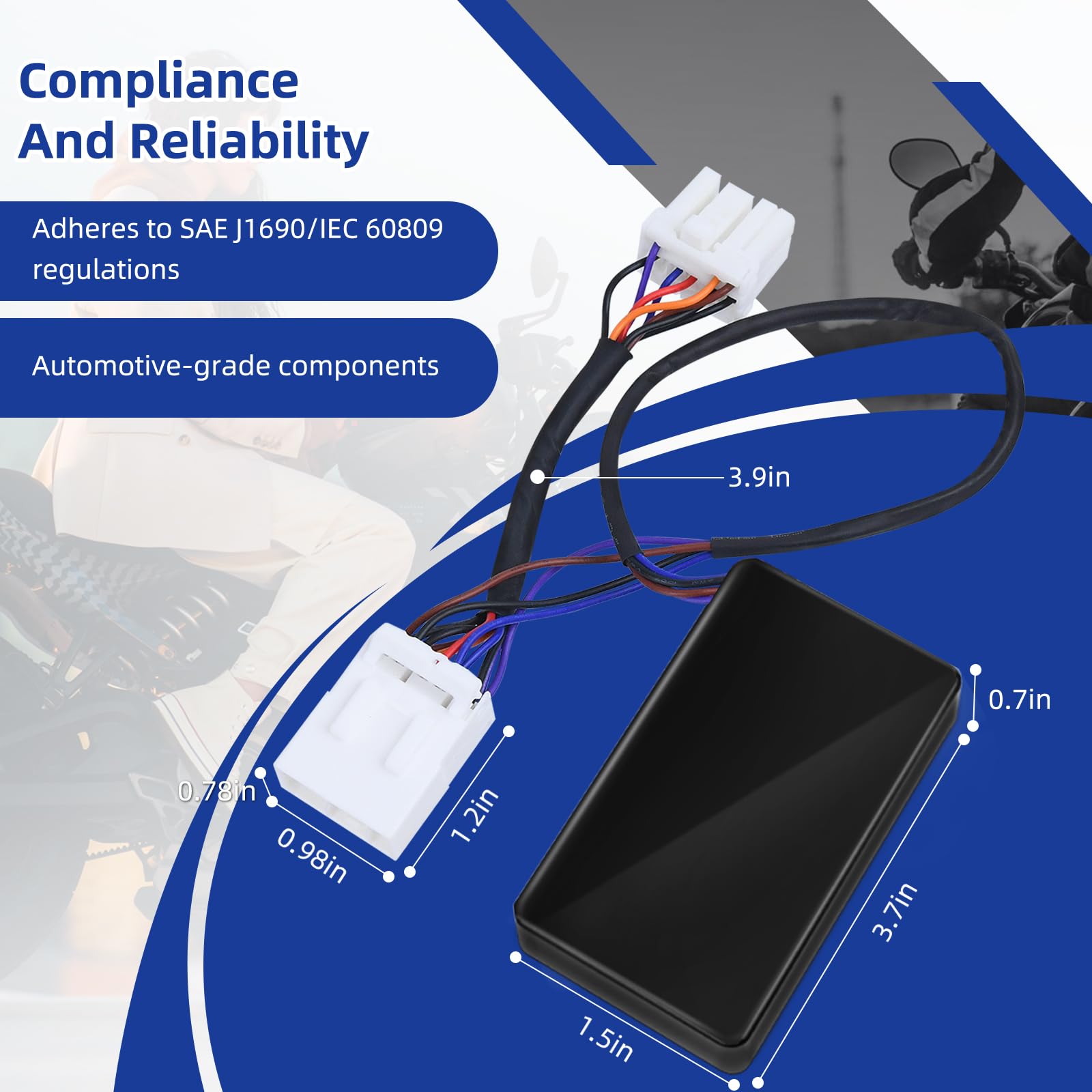 briidea label and specs close-up confirming model compatibility and reliability