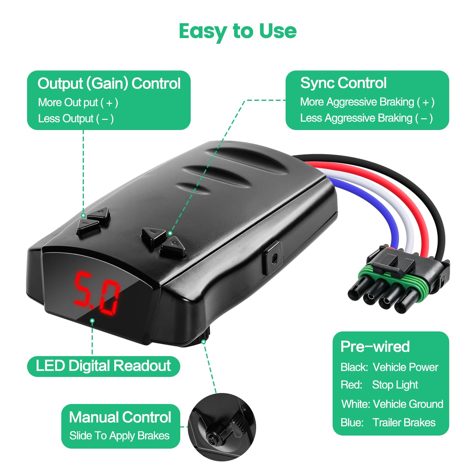 briidea wiring harness and bracket laid out for streamlined installation