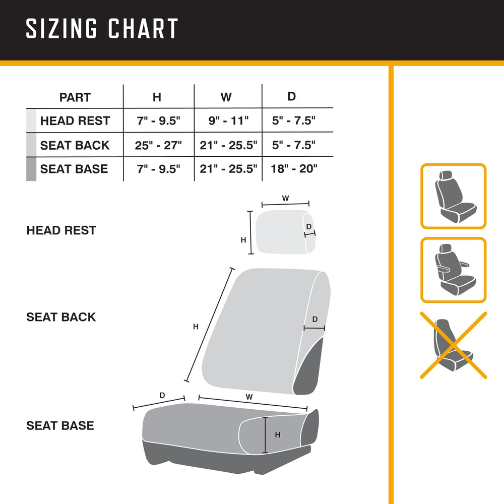 Browning headrest seam close-up showing Safe Seam technology and safety benefit