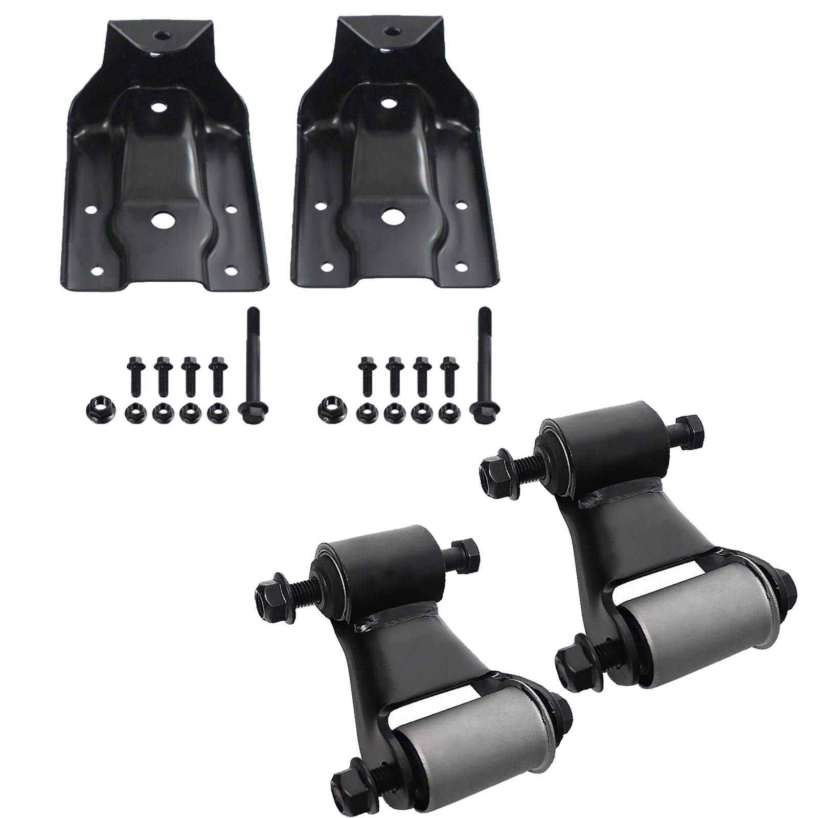 BST BSSP front packaging showing complete hanger and shackle kit improving fitment