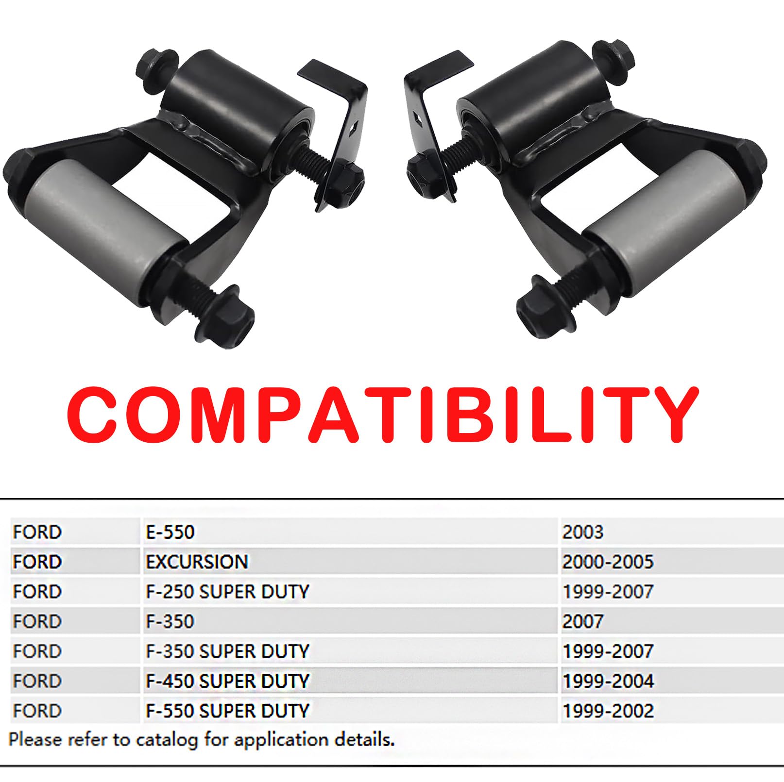 BST BSSP close-up of shackle bushing detail for improved pivot durability