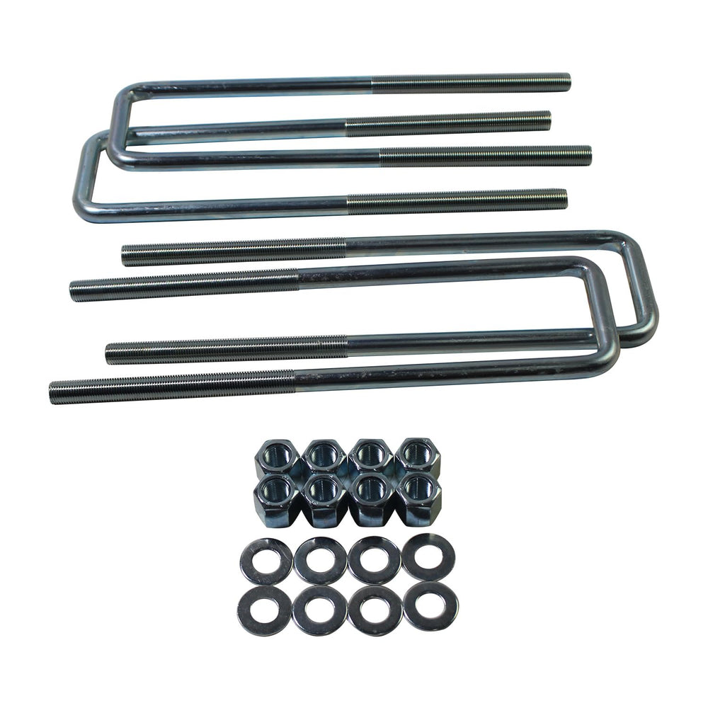 BST BSSP side view aligned with a 2.5" leaf spring showing correct width compatibility
