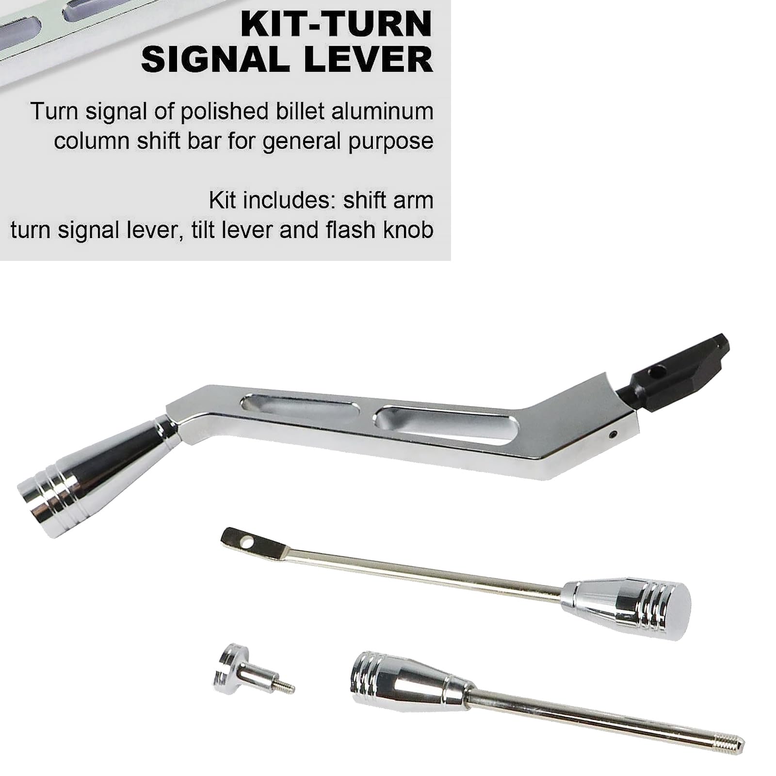 BST BSSP turn signal lever and knob image showing ergonomic reach and smooth operation