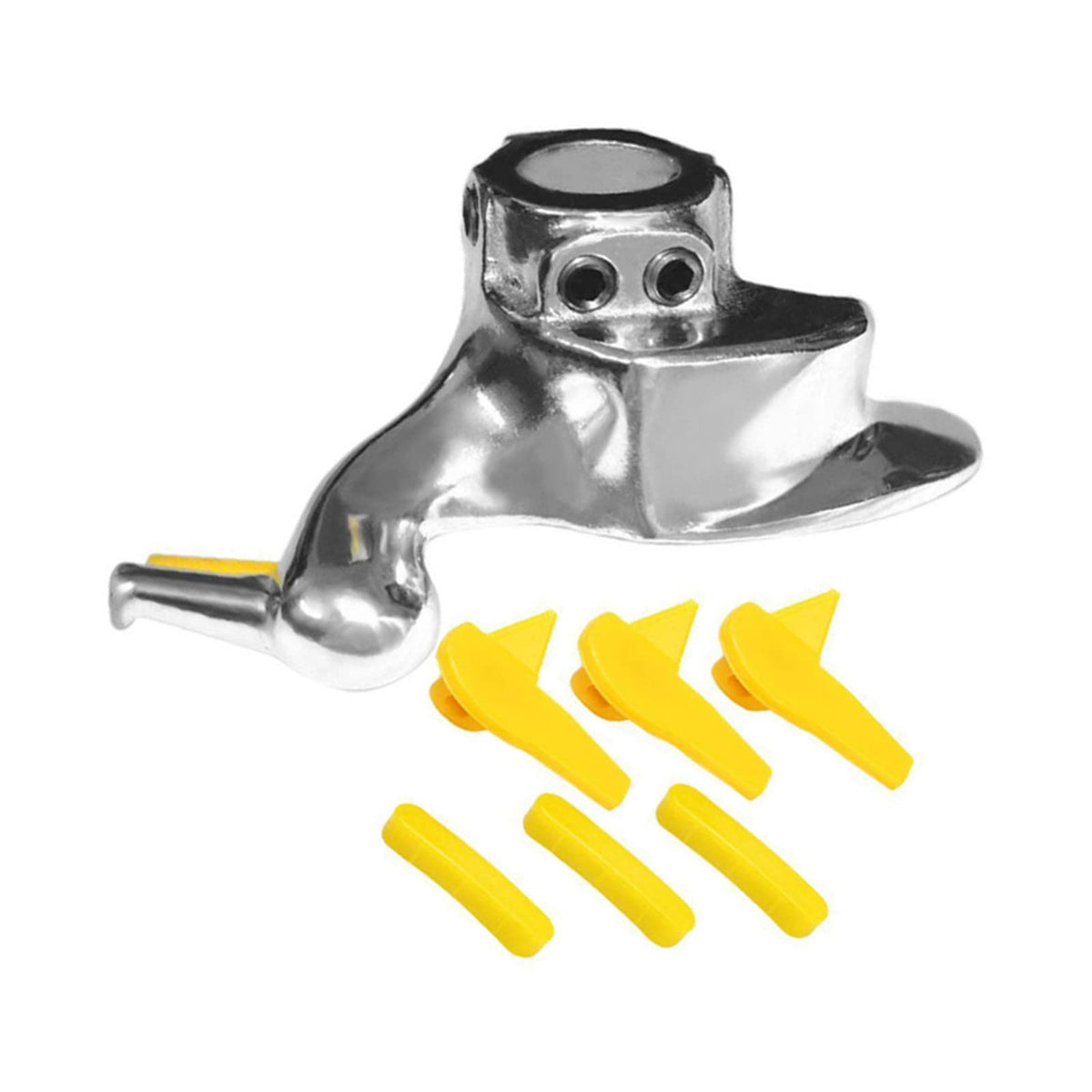 BTMIEY front view of stainless bird-head showing compact design and durability