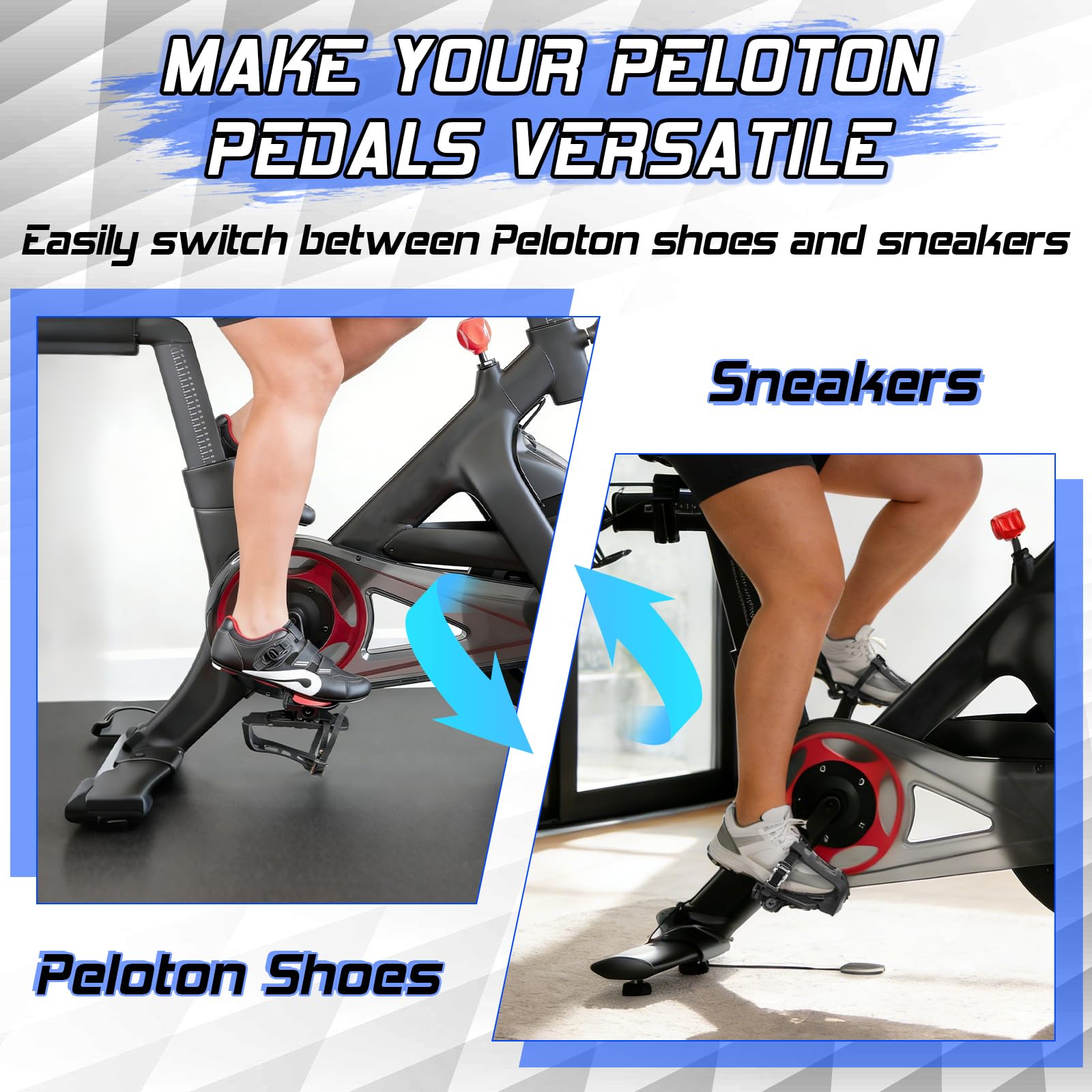 BUCKLOS side profile holding a sneaker to show stable platform for riding