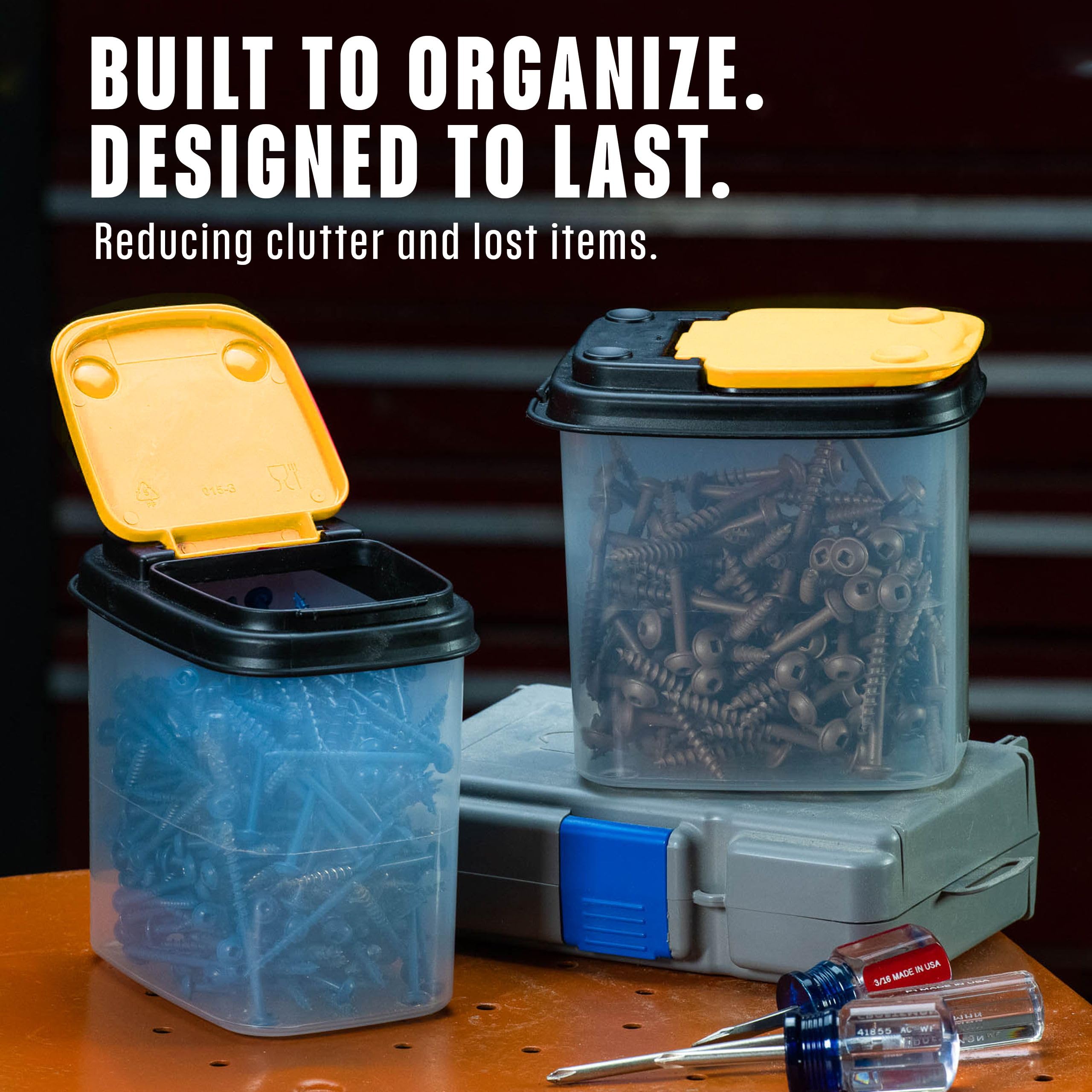 Buddeez plastic label close-up highlighting durable food-grade material