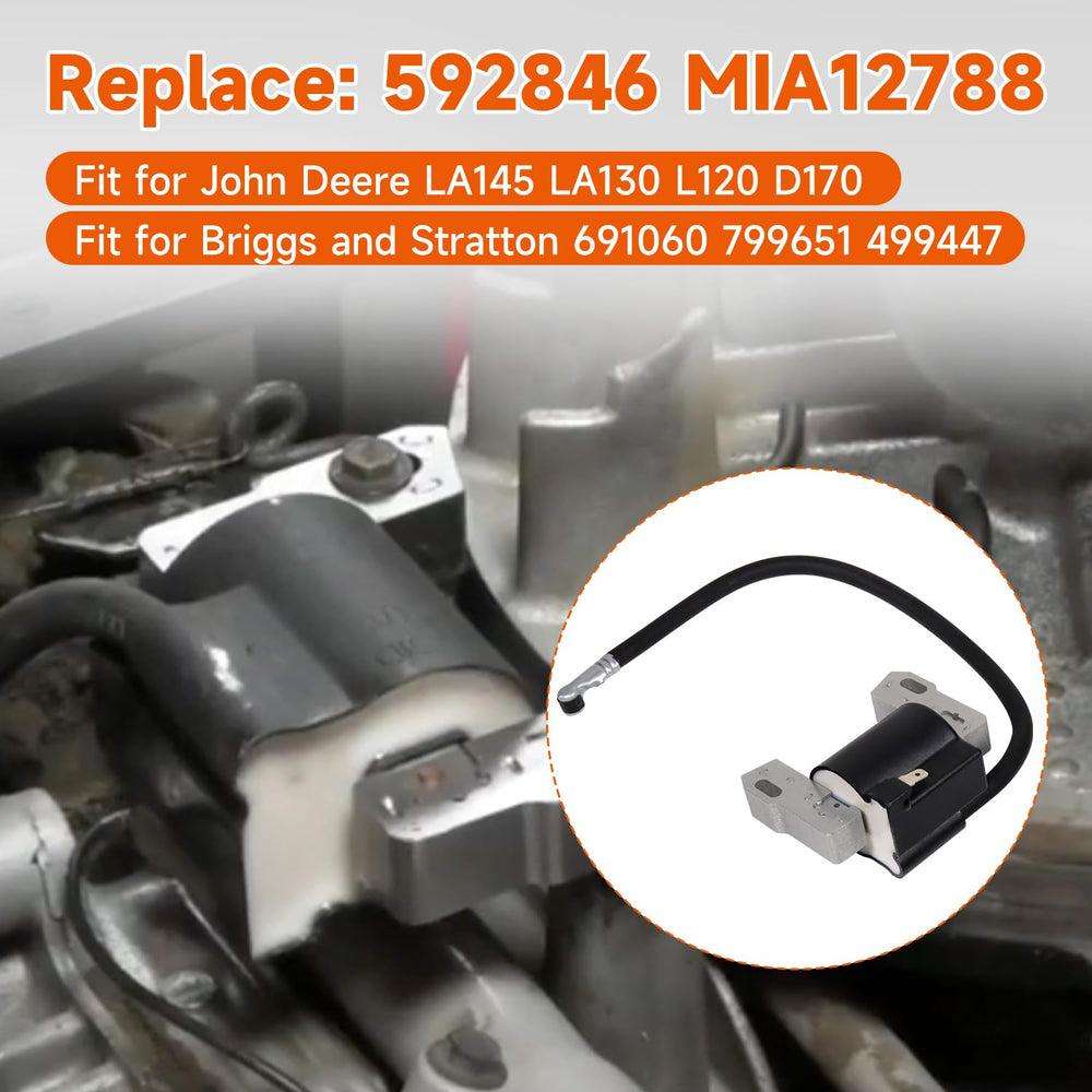Bufeeg coil beside ruler and screws, shows exact size and mounting points