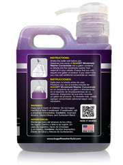 BUGOFF concentrate texture close-up illustrating dilution clarity