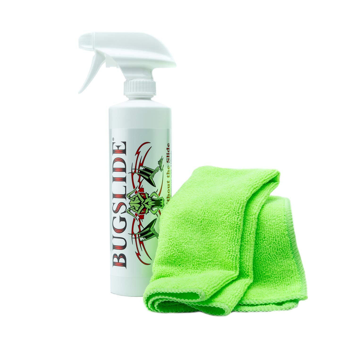 BugSlide front label showing product name and size for clear identification and confidence