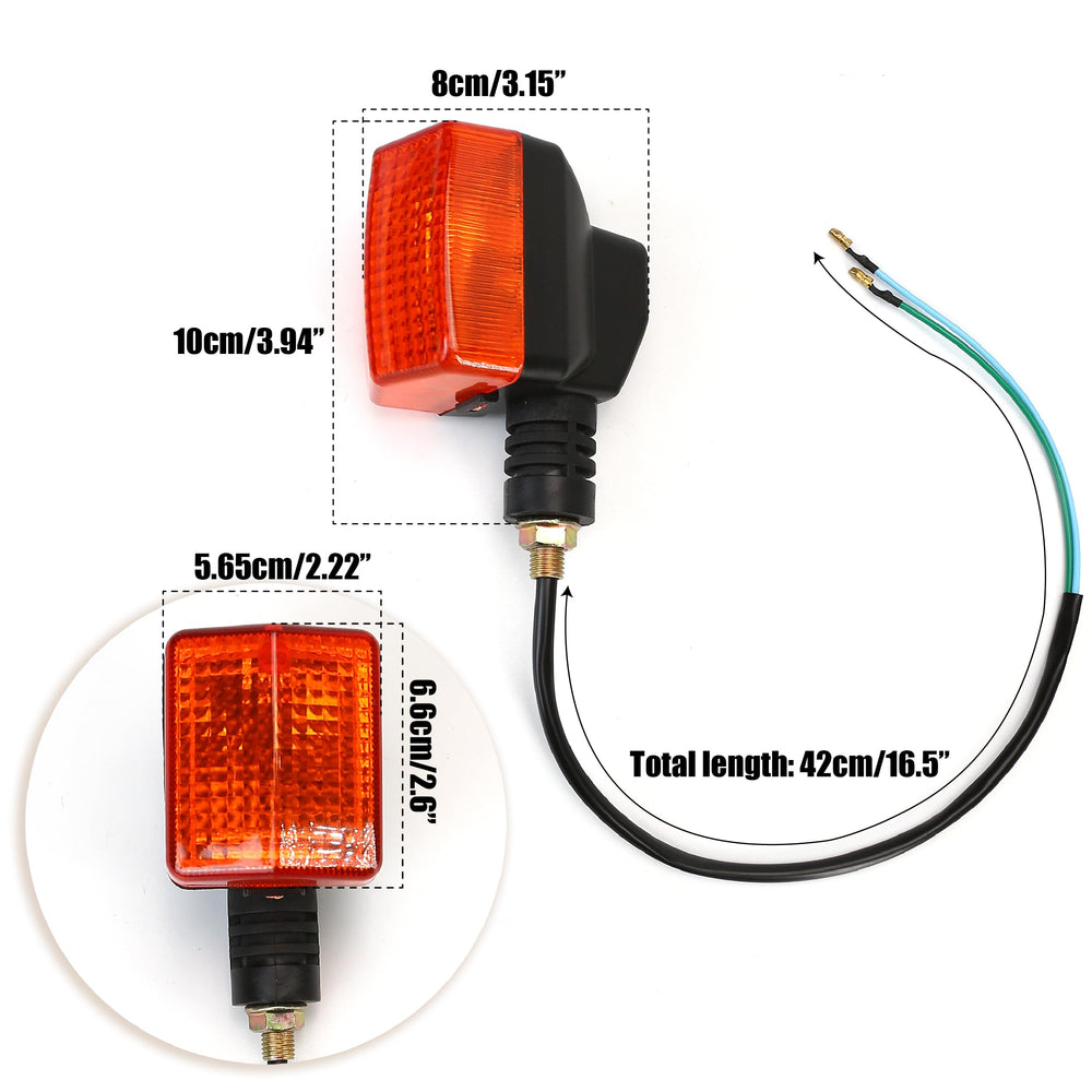 BuleVina indicators installed on Honda XR demonstrating correct fitment benefit
