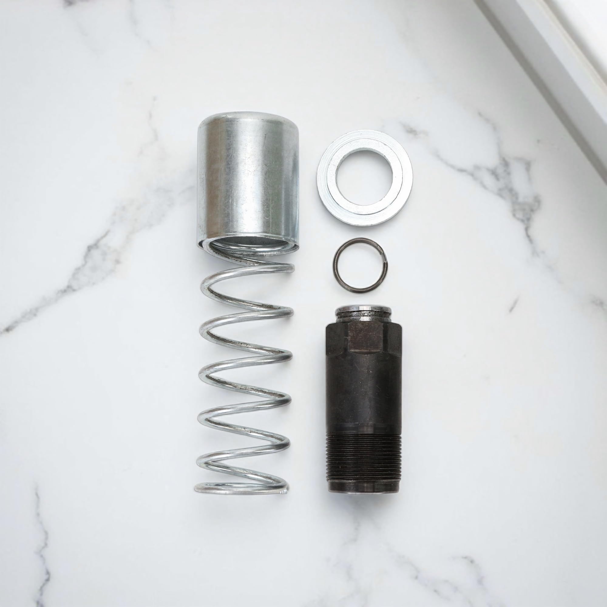BuleVina kit next to ruler showing plunger dimensions to confirm compatibility