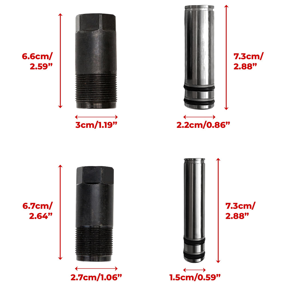 BuleVina smaller pump plunger close-up showing seals for leak prevention