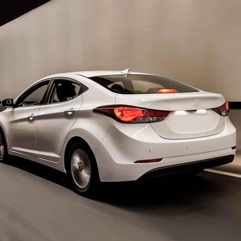 BuleVina third brake light installed on Hyundai Elantra rear demonstrating exact fit