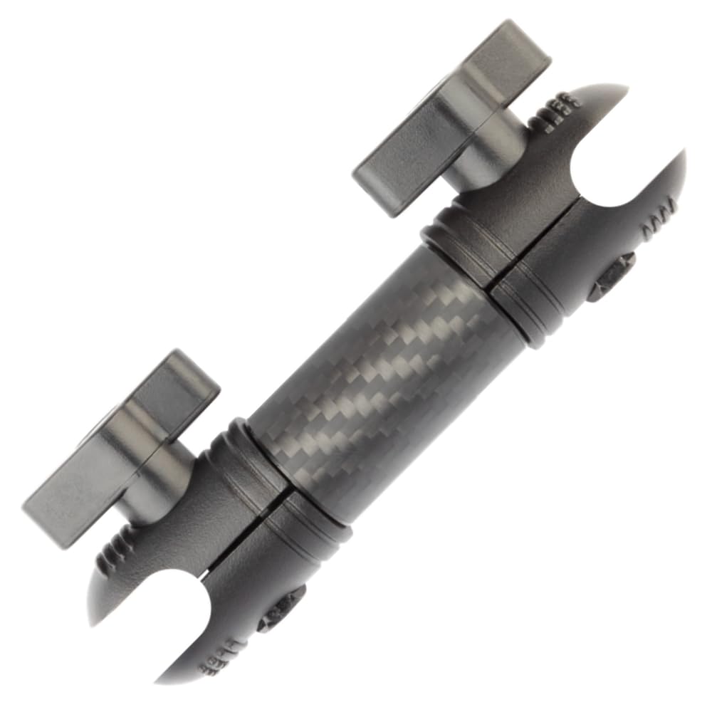 Bulletpoint carbon fiber arm front view showing sleek matte finish and low weight benefit