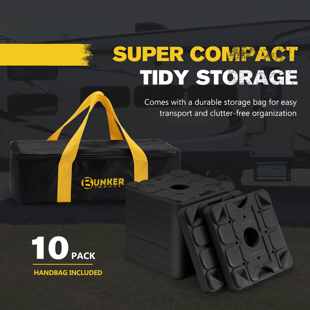 BUNKER INDUST neatly arranged 10-pack showing modular stacking options