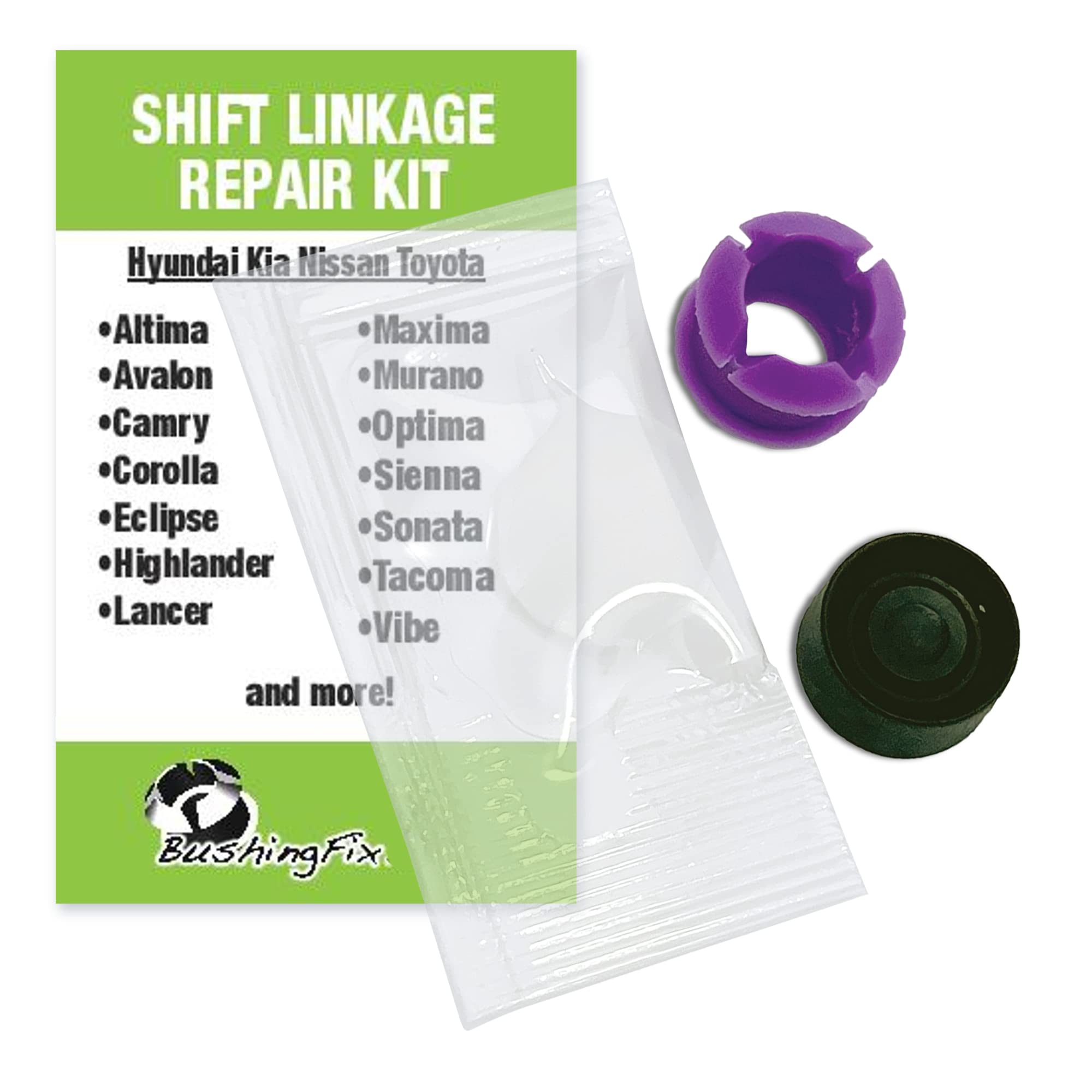 BushingFix BP1Kit front packaging showing full repair kit and convenience