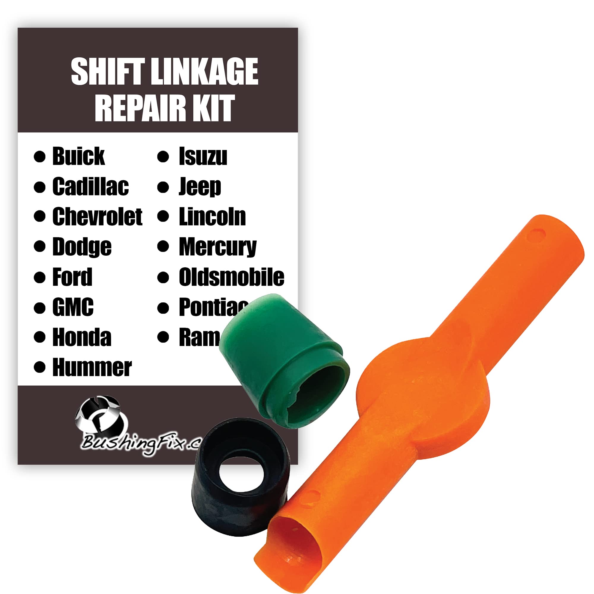 BushingFix Si2Kit front packaging showing included parts and benefits