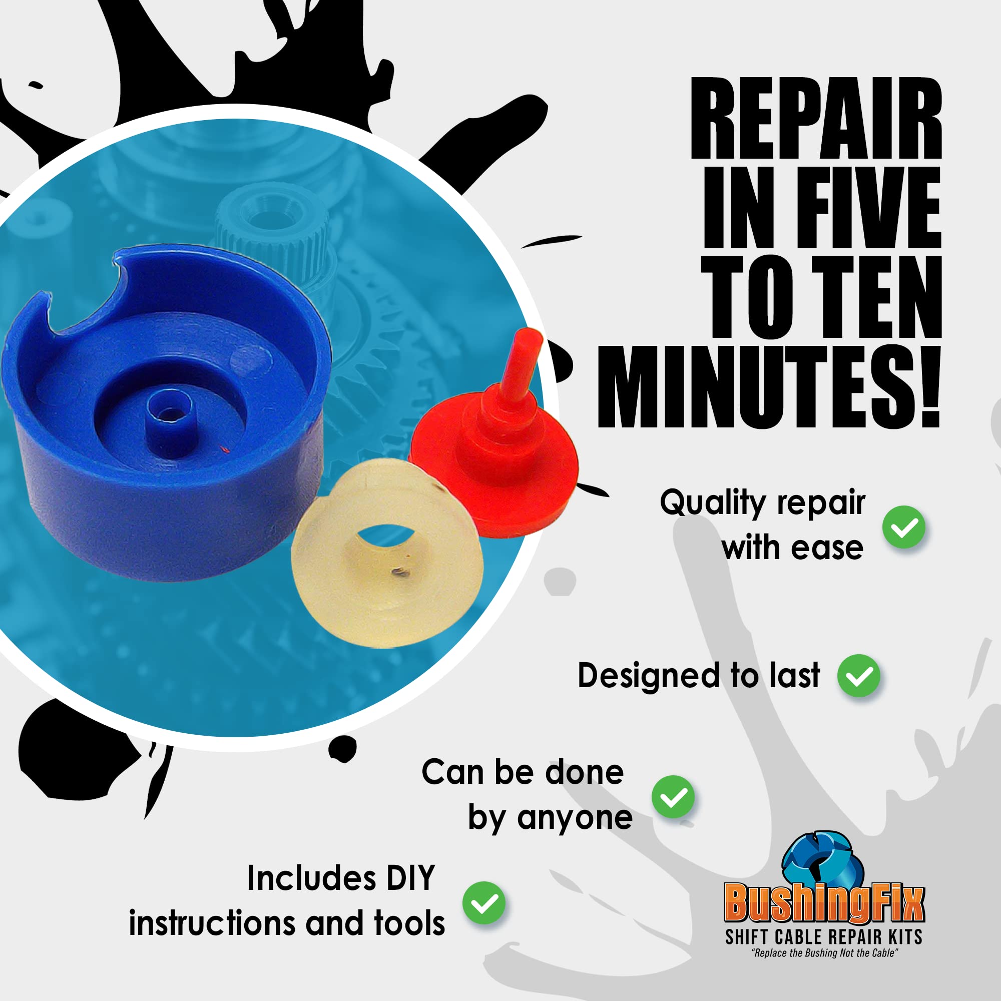 BushingFix installation tool detail demonstrating quick, damage-free seating