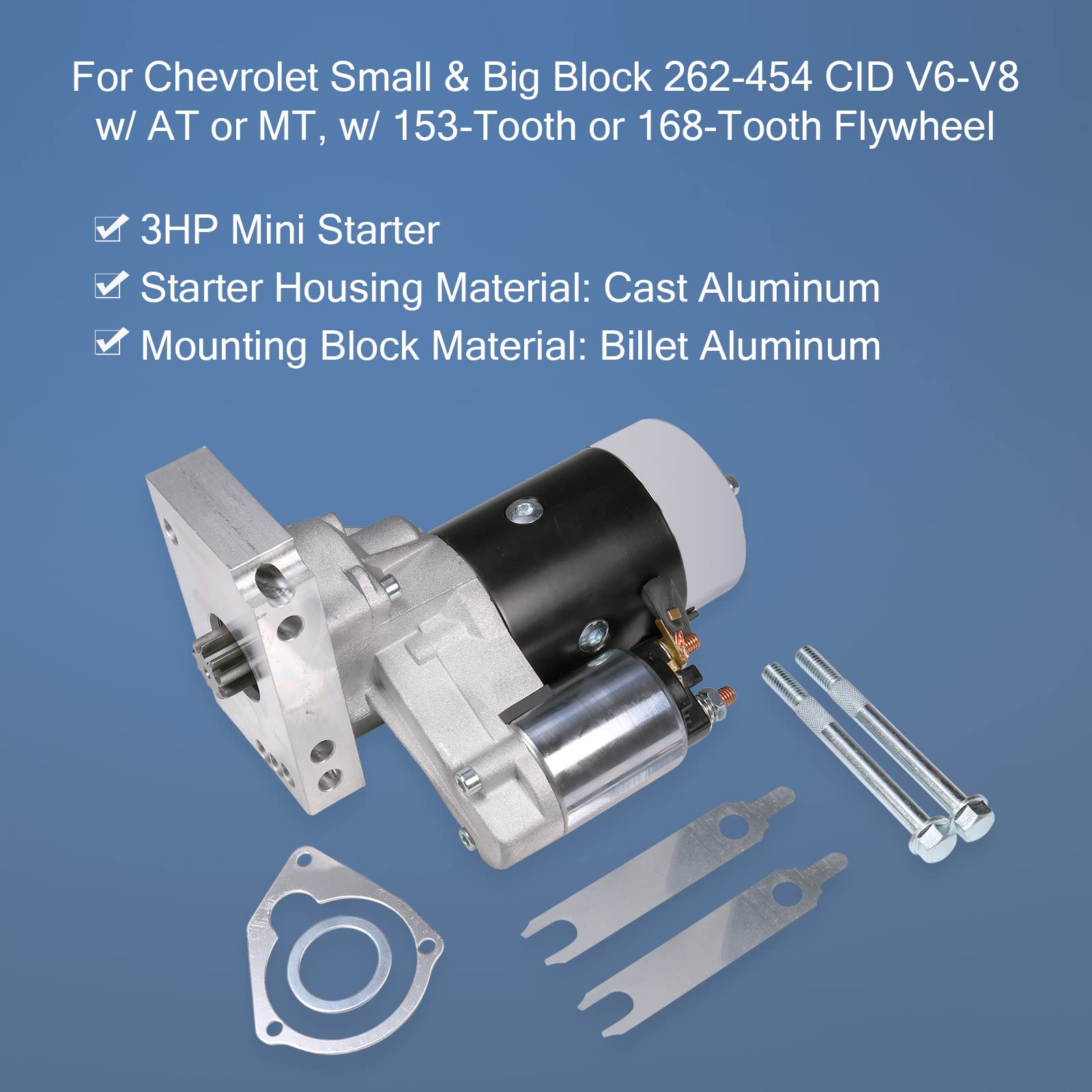 BUSIDN starter label and part numbers aiding correct cross-reference selection