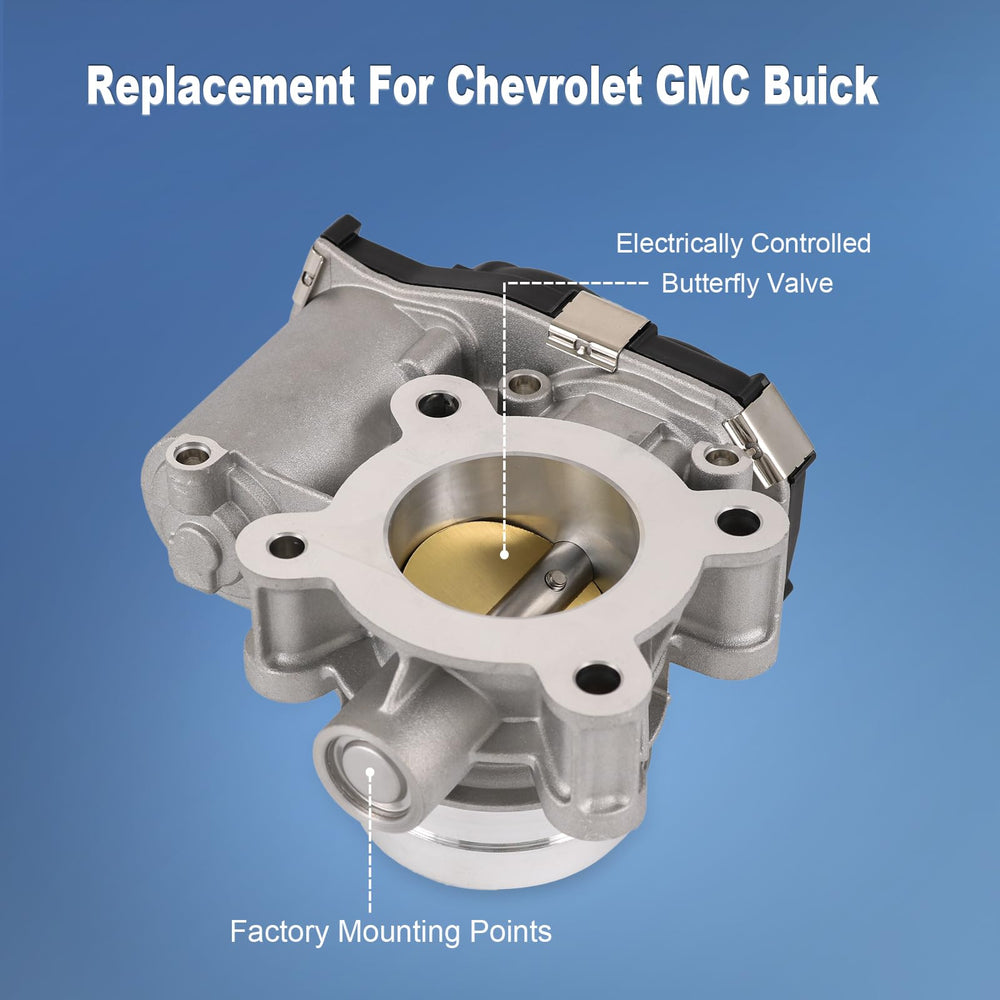 BUSIDN throttle body installed in engine bay demonstrating direct-fit replacement benefit