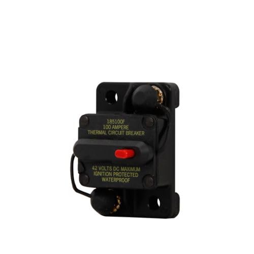Bussmann CB185 installed in truck electrical panel demonstrating professional fit and protection