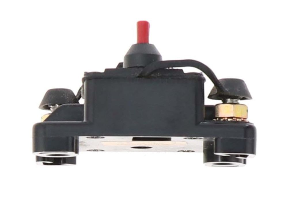 Bussmann CB185 terminal detail with solid contacts for reliable high-current connection