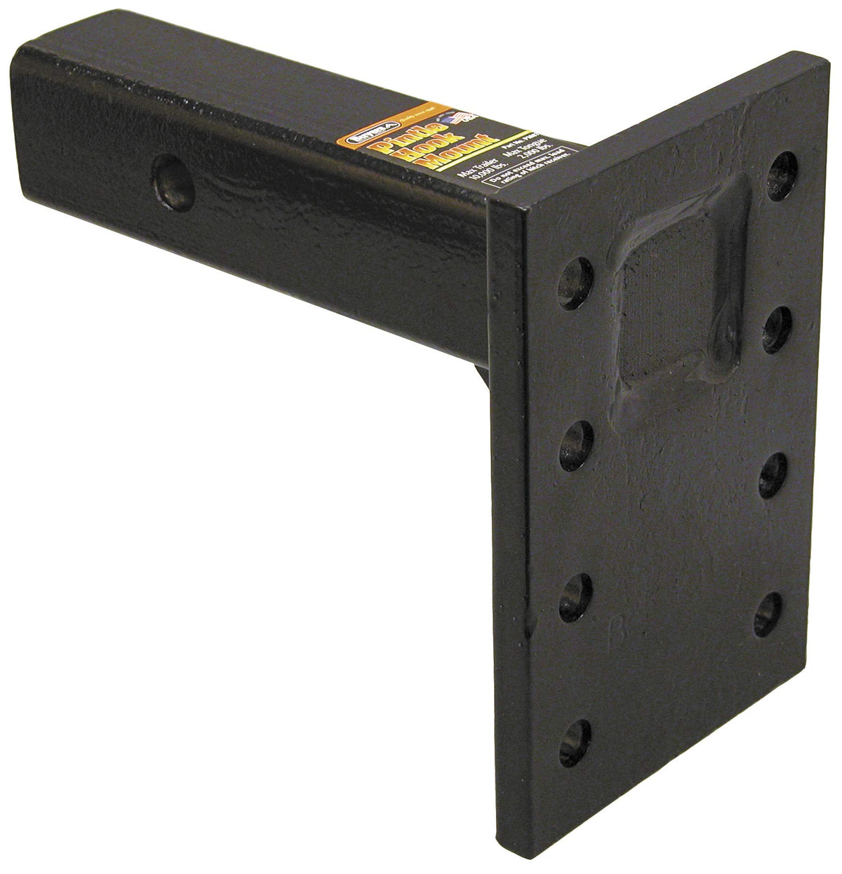 Buyers Products Company PM87 front view showing mount plate and receiver fit for secure towing
