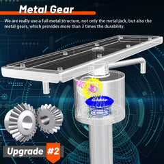 BuyGoe detail of full-metal gearbox and gears for durable powered lifting benefit