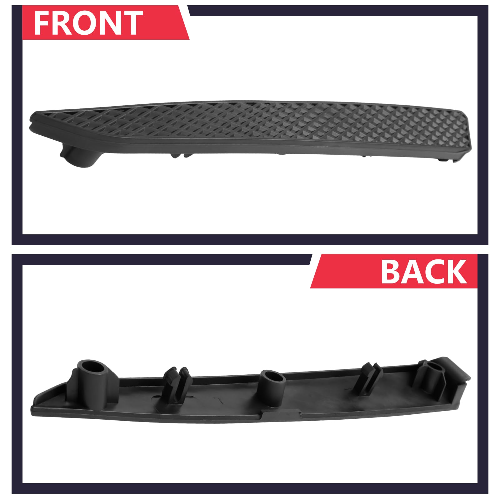 BXZ trim beside ruler showing exact dimensions for accurate fitment