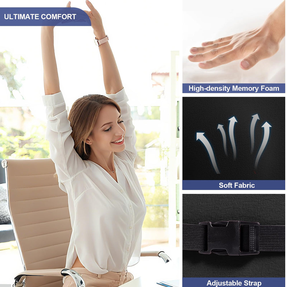 BYMECOST installed in car driver seat improving posture on drives