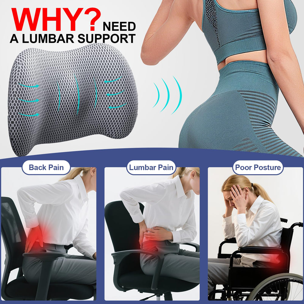 BYMECOST attached to office chair offering back alignment while working