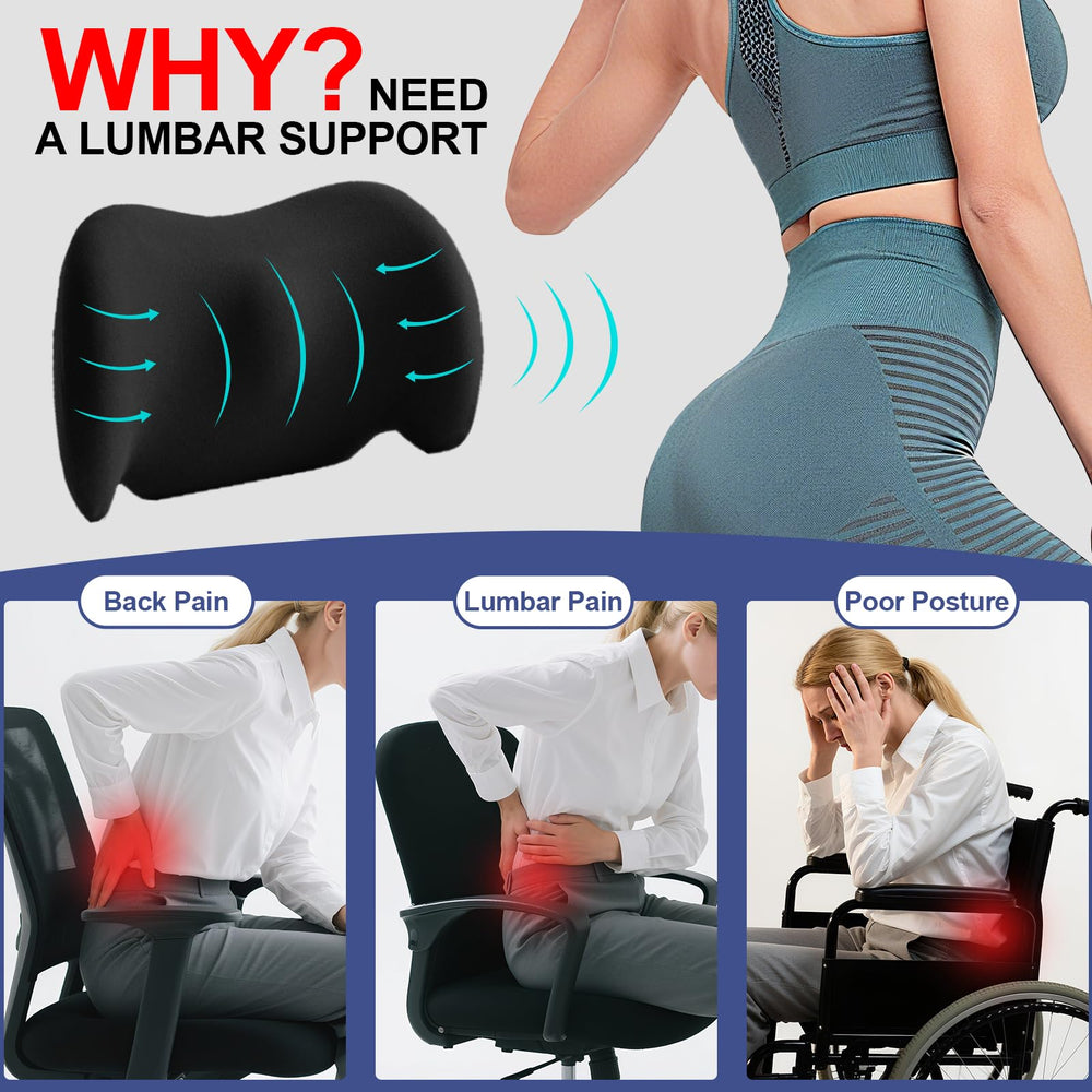 BYMECOST on office chair providing steady lower-back support