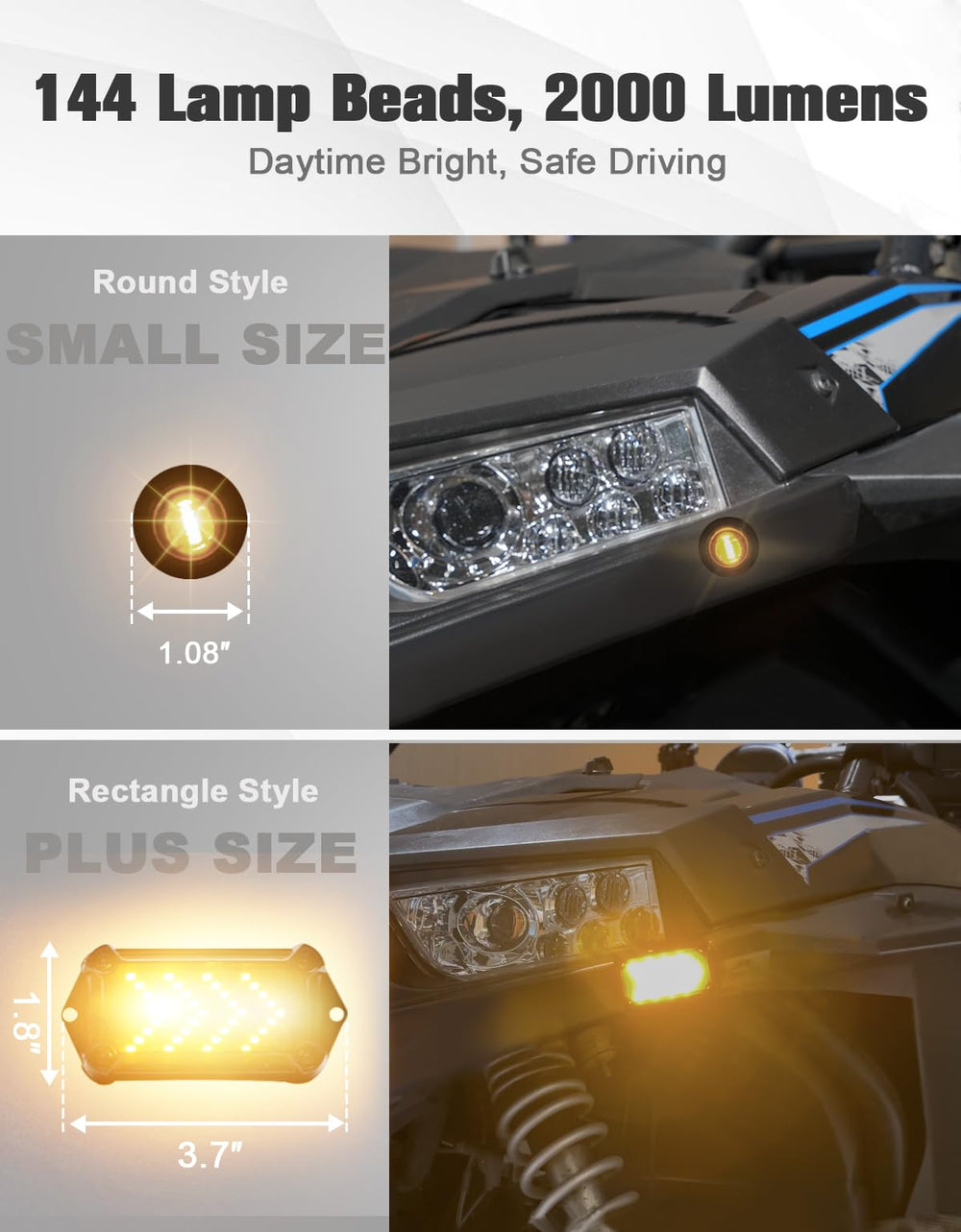 BystralX lever switch clamped to steering column for quick, non-invasive install