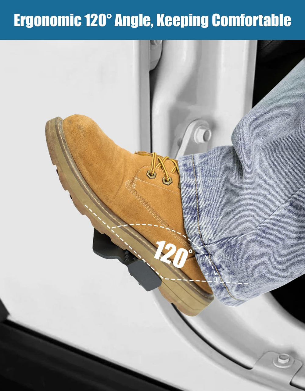 BystralX rubber sleeve and EVA pad protecting Jeep paint and preventing scratches