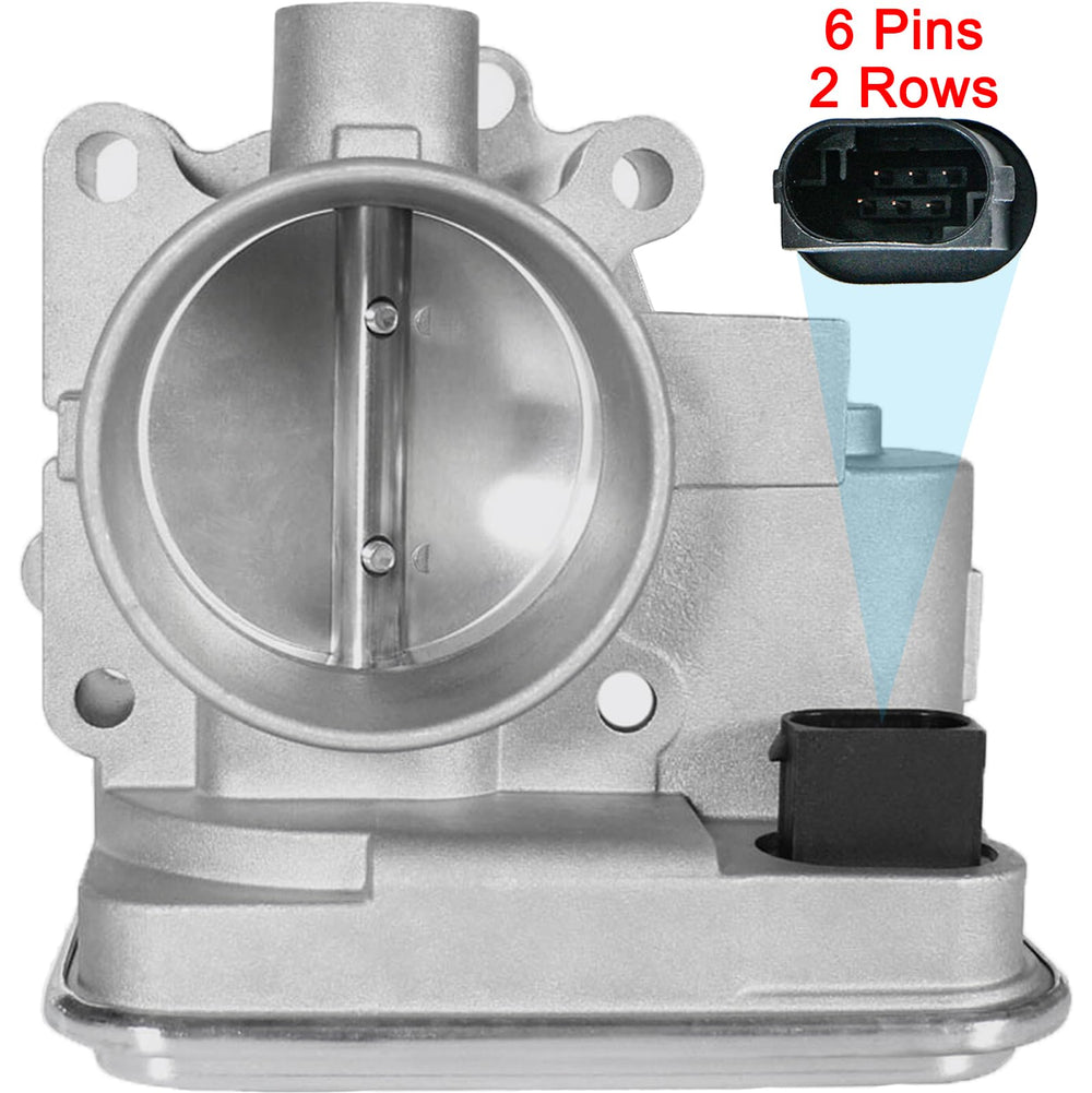 BZANPAR throttle body machined aluminum surface indicating heat and corrosion resistance