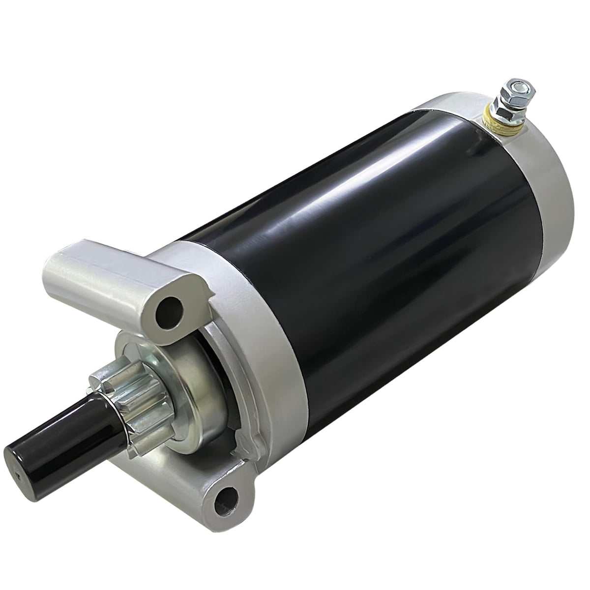 C CLINK starter front view showing mount points and benefit of easy replacement