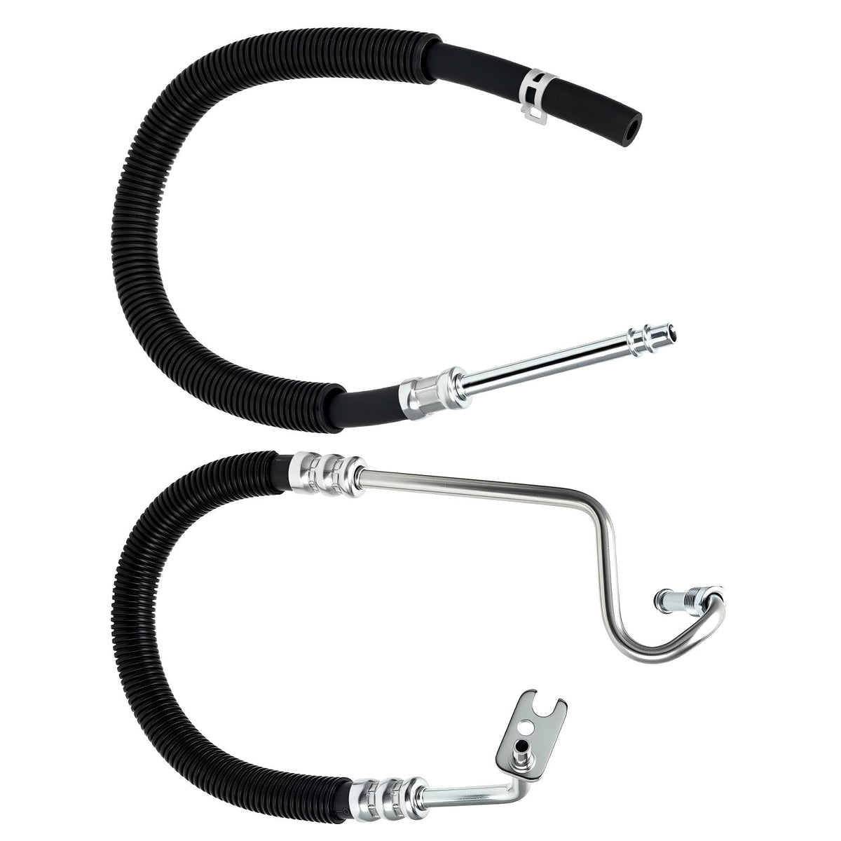 C-Tzu front packaging showing both pressure and return hoses, clear fitment