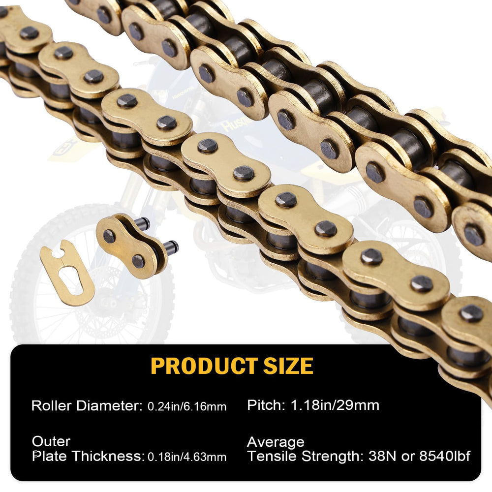 C-Tzu chain installed on sprocket showing smooth fit and power transfer