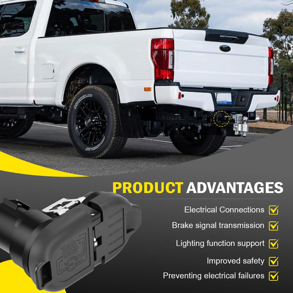 C-Tzu installed on Ford rear bumper showing ready-to-use towing hookup