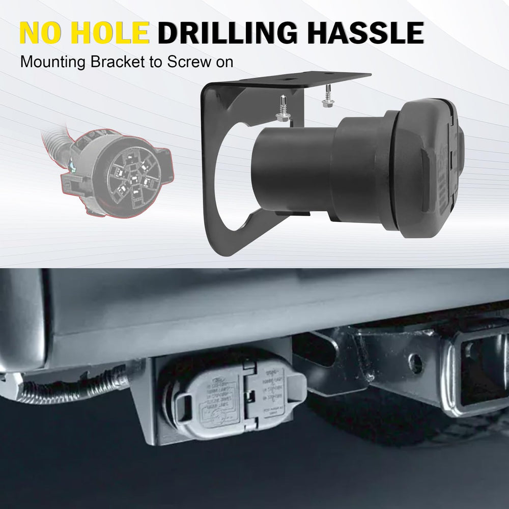 C-Tzu side view with bracket mounted demonstrating secure bumper attachment