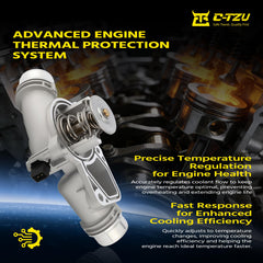 C-Tzu side profile of aluminum housing illustrating durable construction benefit