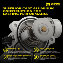 C-Tzu closeup of internal thermostat component highlighting accurate opening temperature
