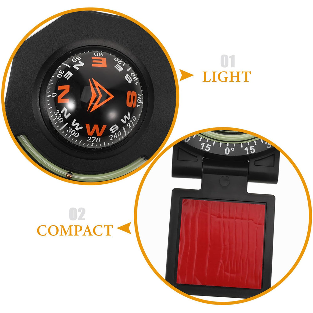Cabilock folded with cover protecting compass ball for safe portable storage