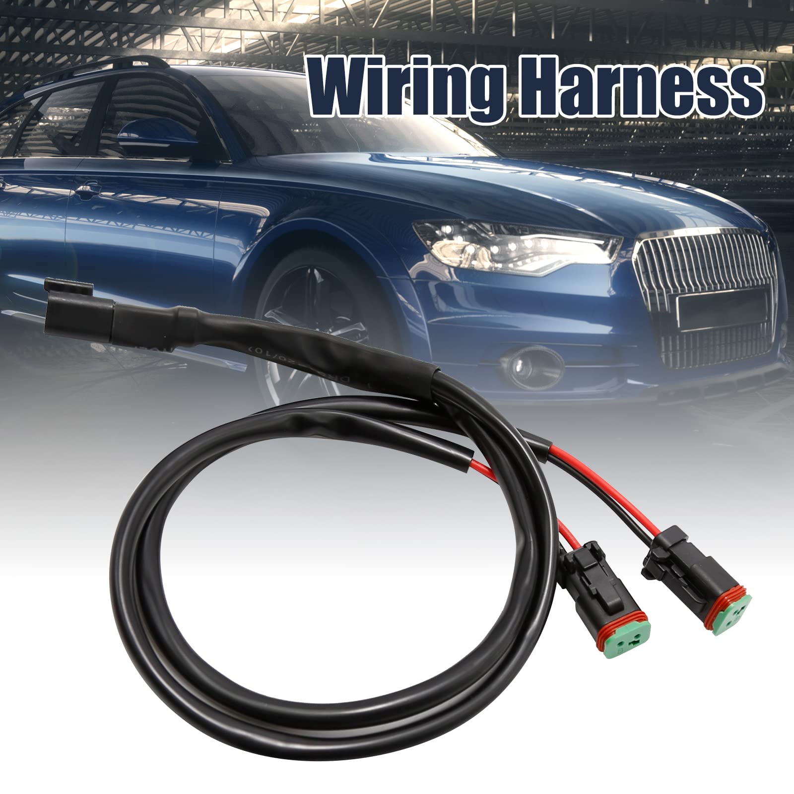 CADUFUELLY adapter connected to vehicle fog light enabling easy installation