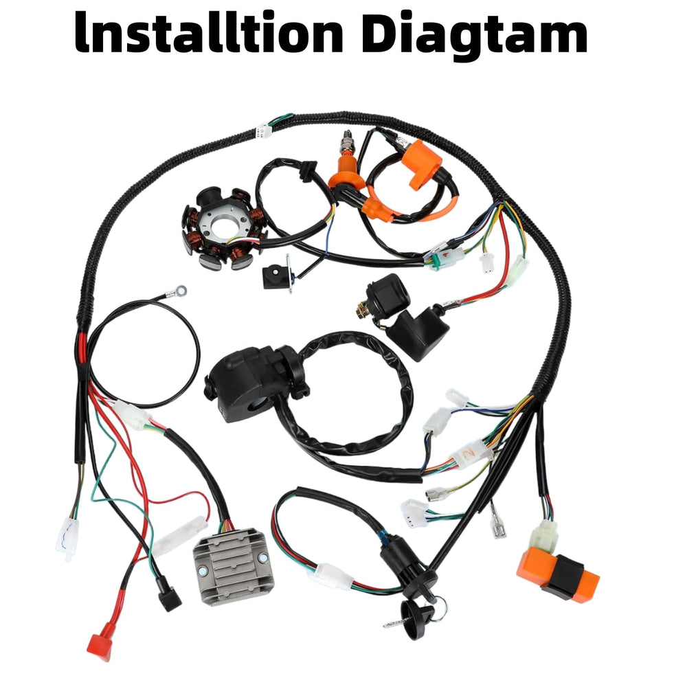 CAFEZAYO 6-pin CDI and starter relay grouped to simplify replacement and testing