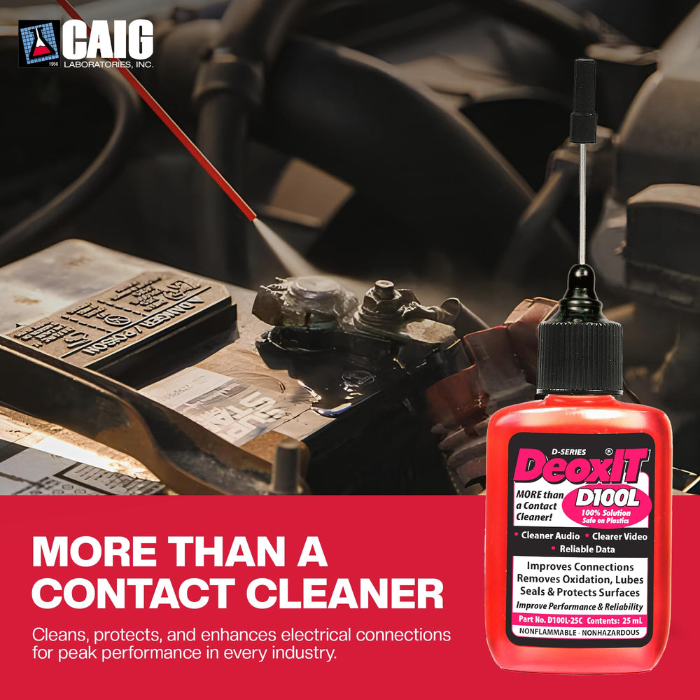 CAIG LABORATORIES brush tip detail for scrubbing tight contacts and pins