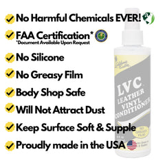 CALIFORNIA CUSTOM close-up of 8 fl oz label highlighting safe formula