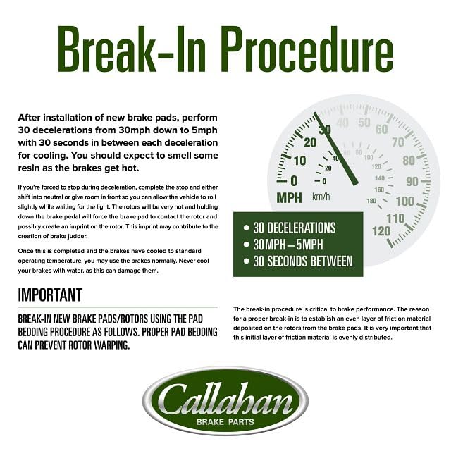 Callahan rotor next to measuring tape to show size and thickness for accurate replacement